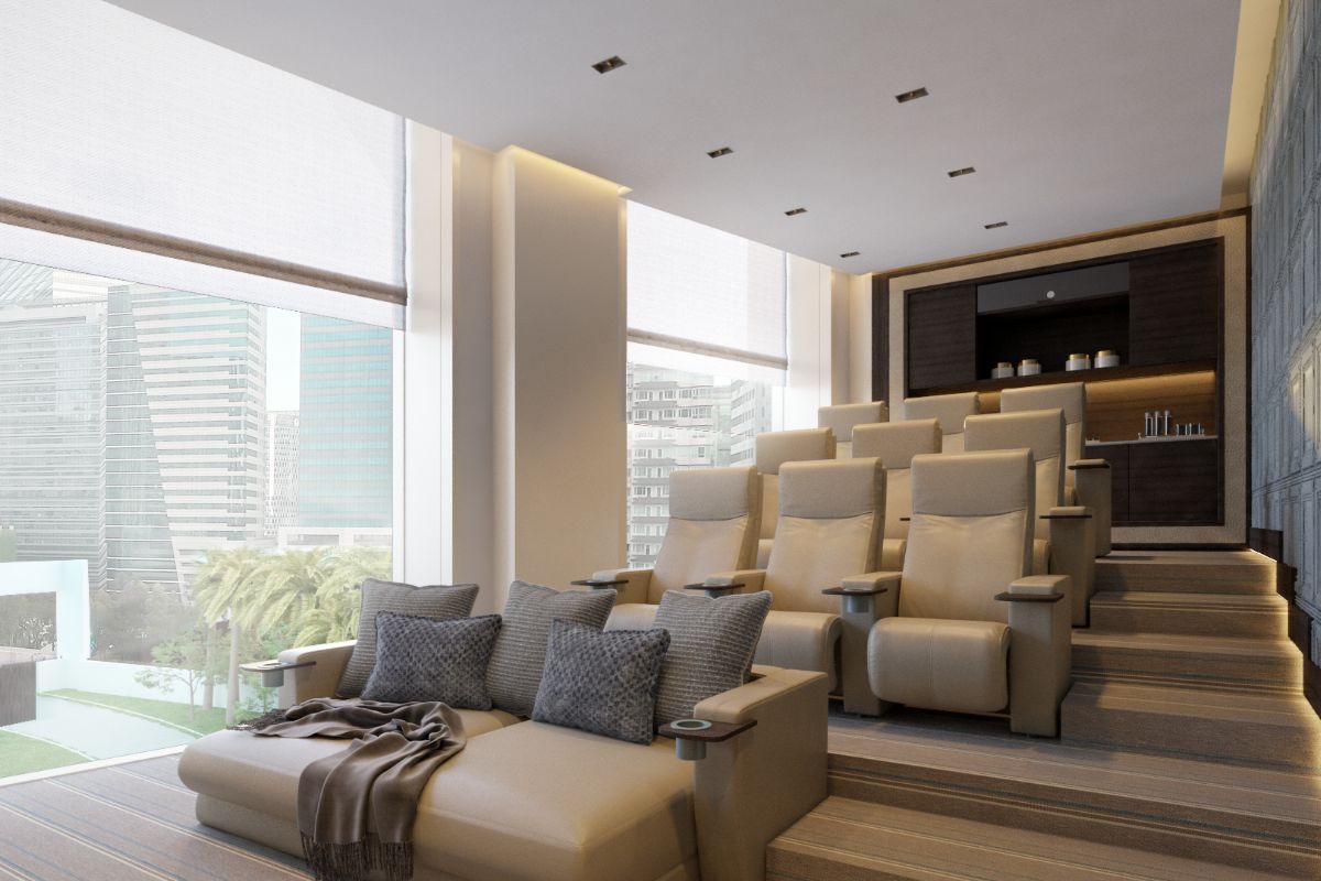 A render of the high-quality amenities at Aurelia Residences