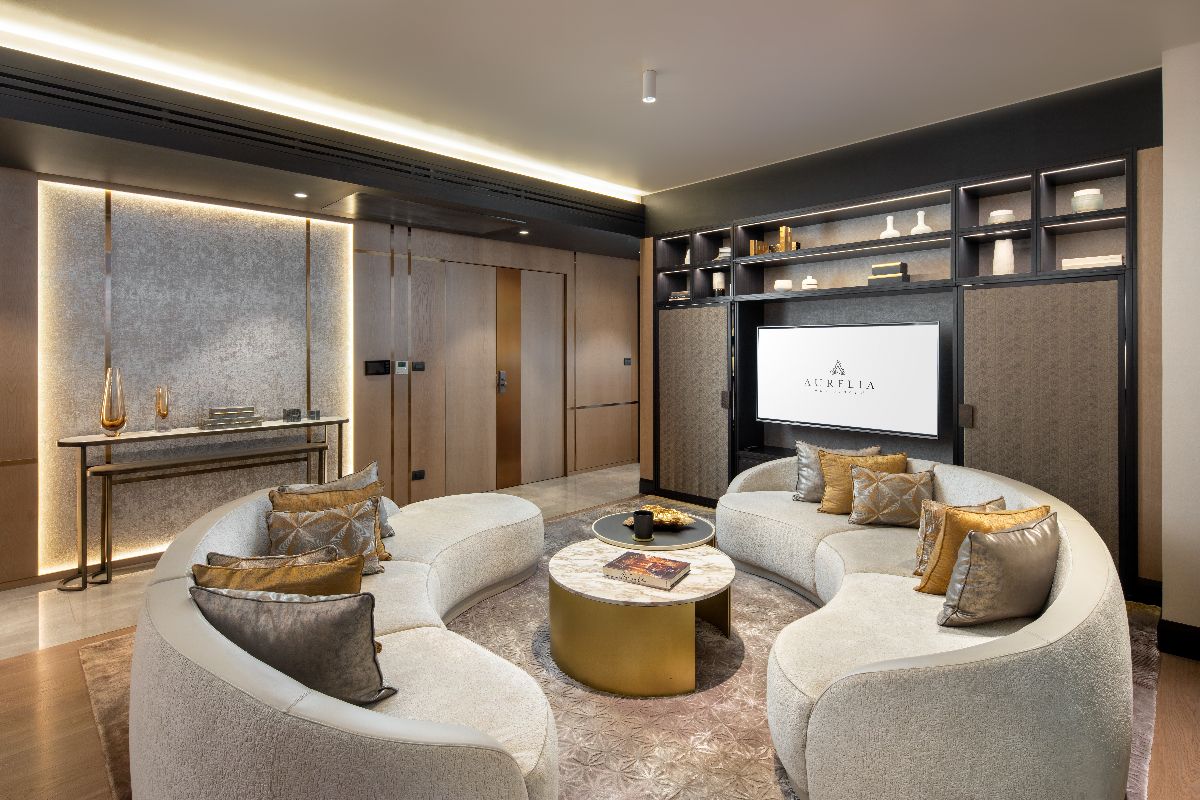 A render of 3-bedroom condominiums at Aurelia Residences