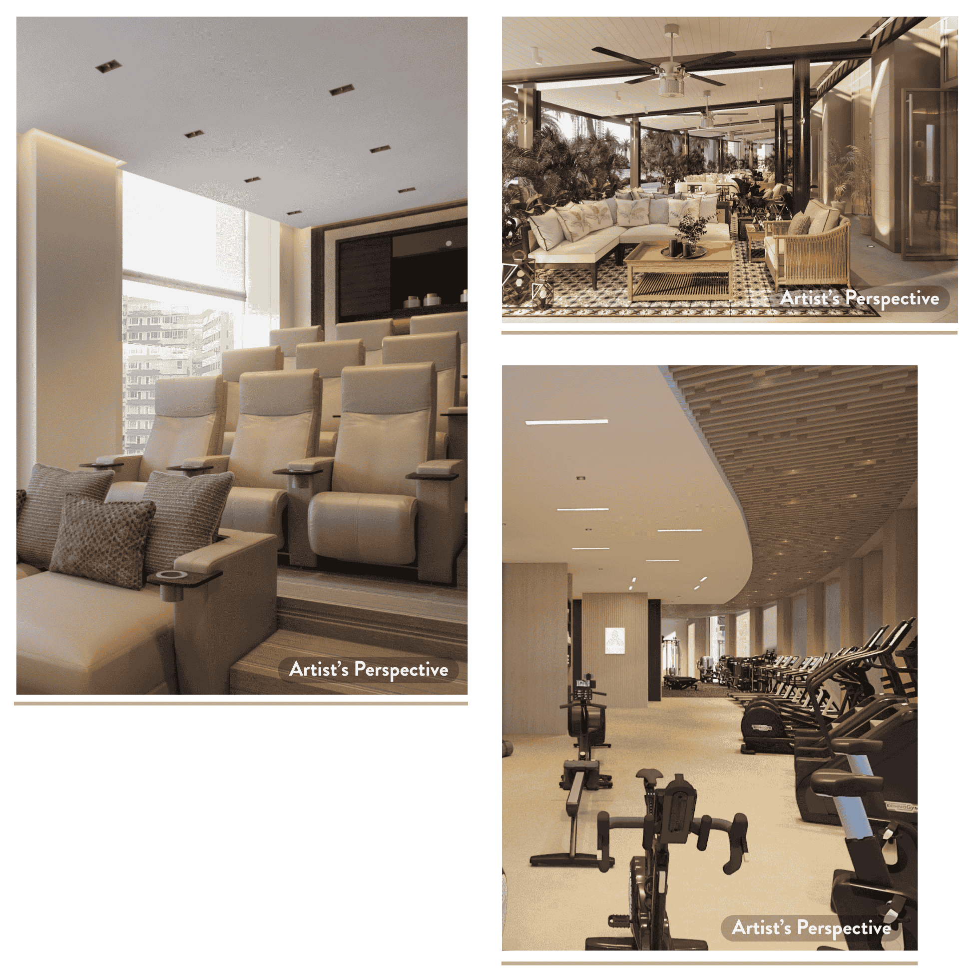 The amenities and interior design of Aurelia Residences