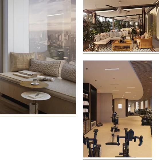 The amenities and interior design of Aurelia Residences