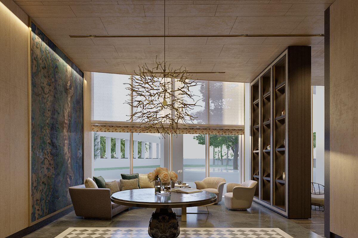 One of the elegant interiors of Aurelia Residences, showcasing sophisticated design, premium finishes, and luxurious living spaces.